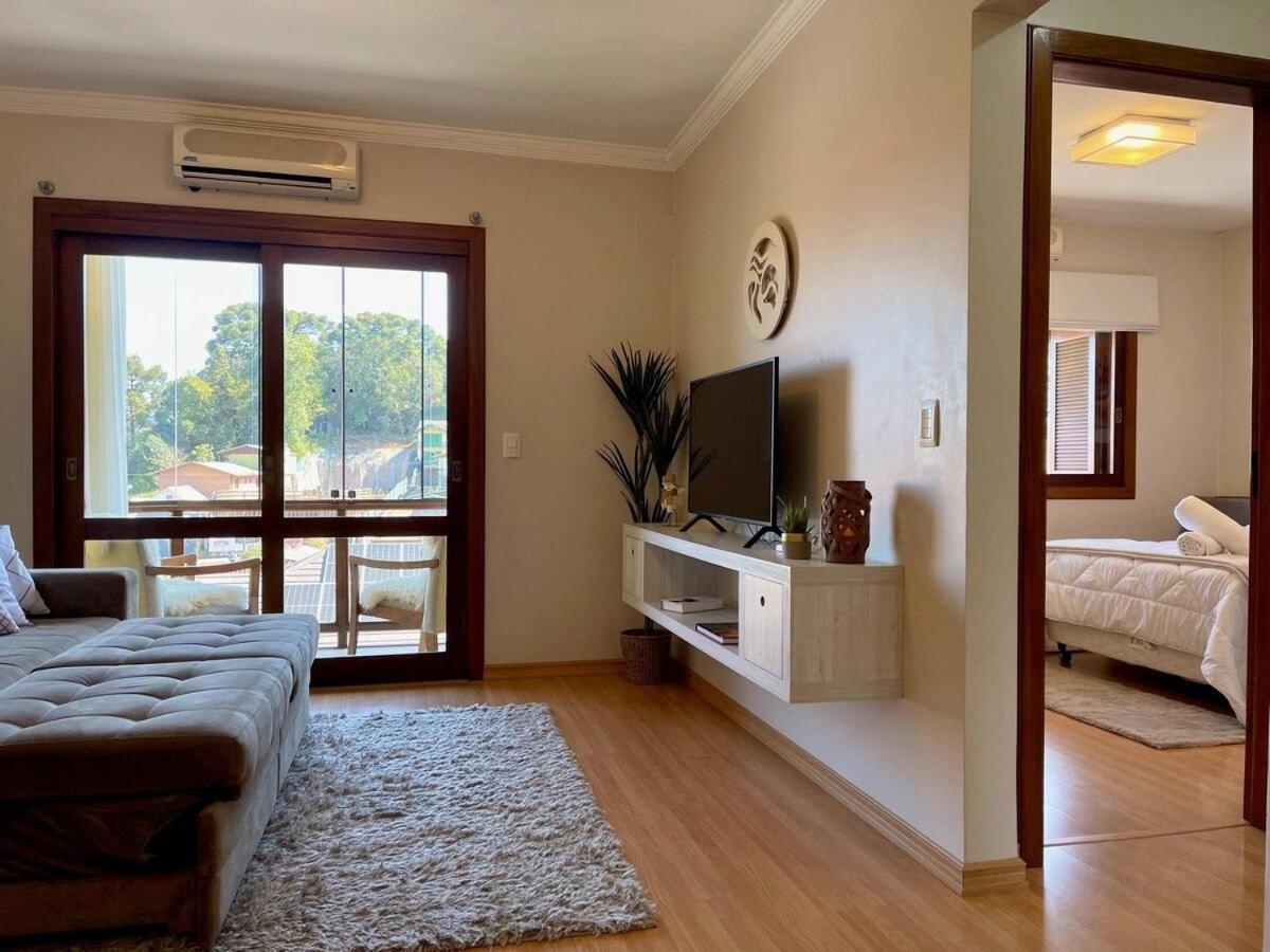 Apartamentos Jardim Da Serra Centro By Achei Gramado Exteriér fotografie